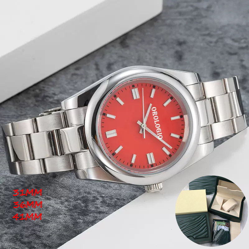 ladies watches sale clearance Mens Automatic Watches Sapphire Gray Baton 41mm Blue Folding buckle Watch Smooth Mechanical montre de luxe Oyster Band
