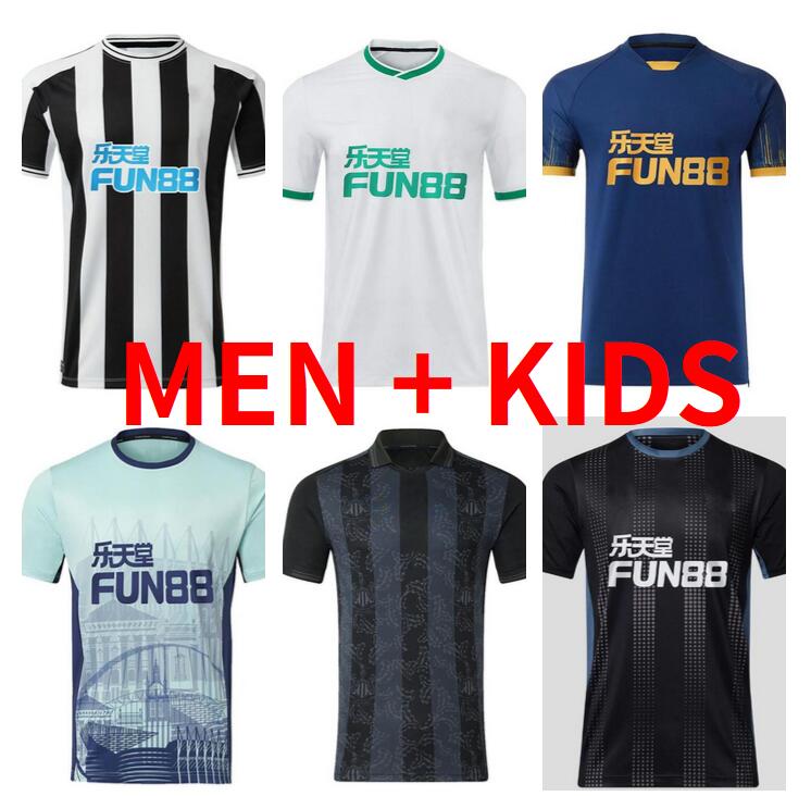 

Newcastle Soccer Jersey WOOD NUFC 22 23 BRUNO G. WILSON SHELVEY ALMIRON 2022 2023 Away Black TRIPPIER Football Shirt MAXIMIN 130th year Men kit Kids fans Player