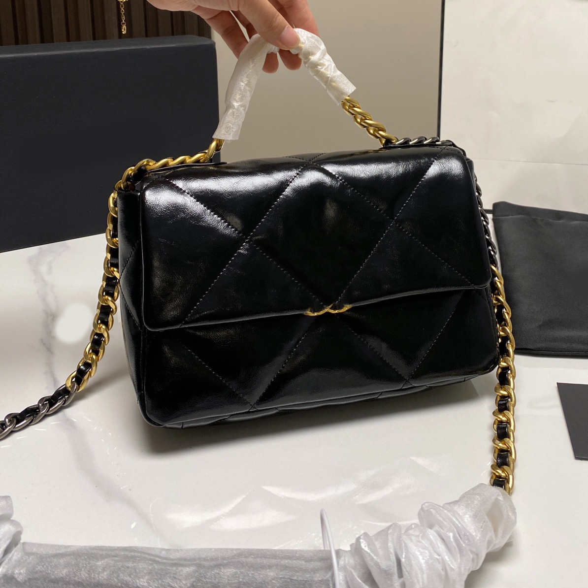 

Luxurys Designers Shoulder Bags Fashion Women Handbags C quality high classic Vintage Flap Messenger bag Cross Body handbag Totes Wallet ladies Purses Clutch, With logo