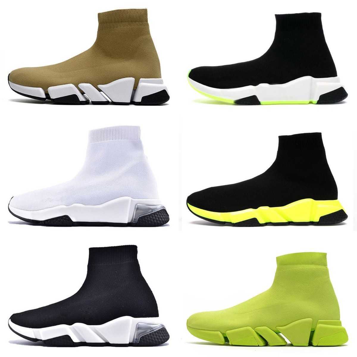

2022 Speeds 2.0 Casual Shoes Platform Sneakers Men Women Designer Tripler Paris Sock Boots Black White Graffiti Vintage Beige Brand Sneakers s2, Ask the seller about individual sizes