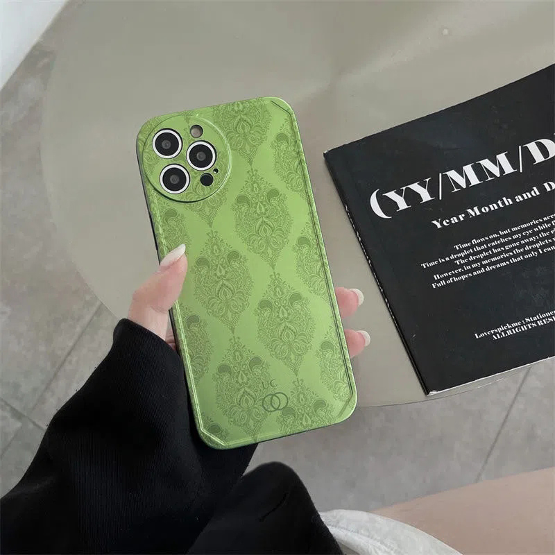 

Luxury Designer Phone Cases For Iphone 14ProMax 13Pro 12 11 X Xs Tiger Flower Pattern Shockproof Iphone Case Letter G22101703, Green