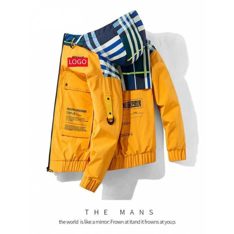 

2022 Autumn And Winter Mans Coat New Men Outdoor Leisure Hoodie Windbreaker Loose Jacket 8colors, Green