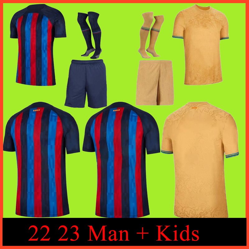 

Designer Camisetas de football soccer jersey 22 23 PEDRI LEWANDOWSKI GAVI 2022 2023 FC ANSU FATI FERRAN RAPHINHA barcelona DEST football shirt men barca equipments, Adult away+league patch