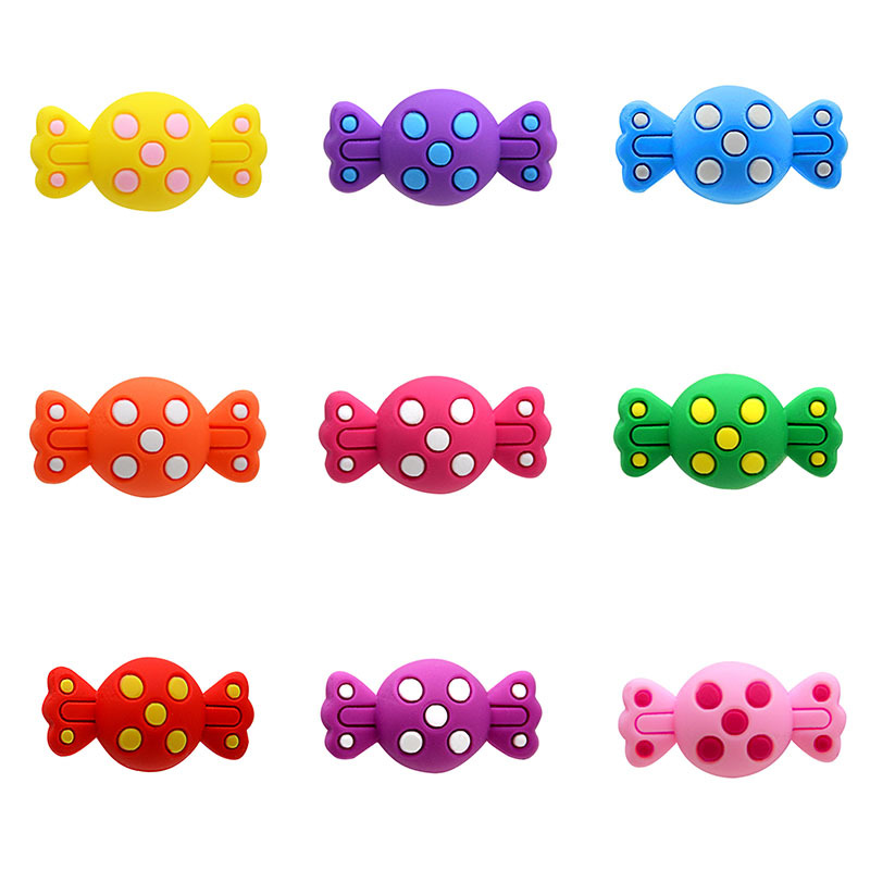 

3d Candy Croc Charms Shoe Jibitz Charm Decoration Buckle Clog Pins