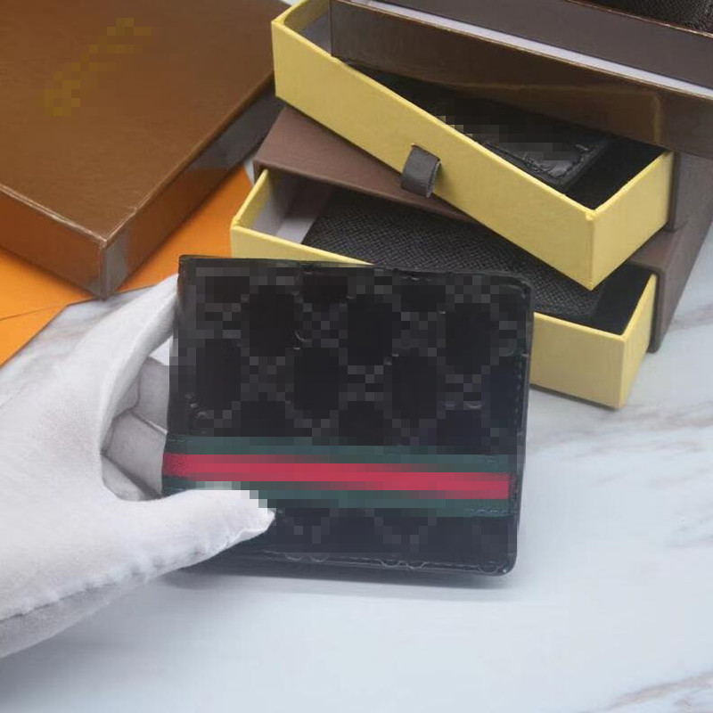 

5AA Mens Designers Men genuine leather wallets card holder Italy Striped animal style purse Clutch wallet women luxurys Man Bags with box