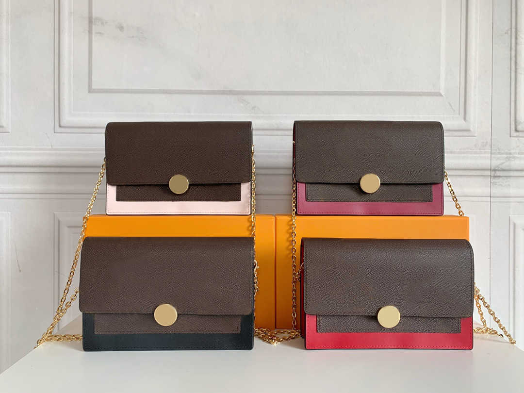 

Fashion Designers Women Handbags Shoulder Bags Luxurys Lady Crossbody High Quality Classic Flowers Leather Messenger Purses Chains Flore