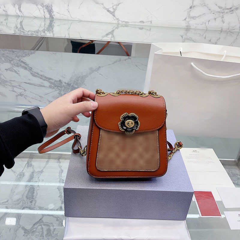 

Evening Bags crossbody bag designer shoulder bag leather handbag Classic Letters Print Chain Messenger Wallet Purse Shopping Handbags brown bag 221017, Coac-1