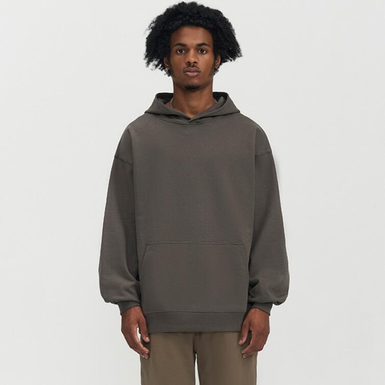 440G Terry Hoodies Sweater High Street Mens Womens Hoodies Heavyweight Thickened Pullover Casual Hip Hop Loose Sweatshirts