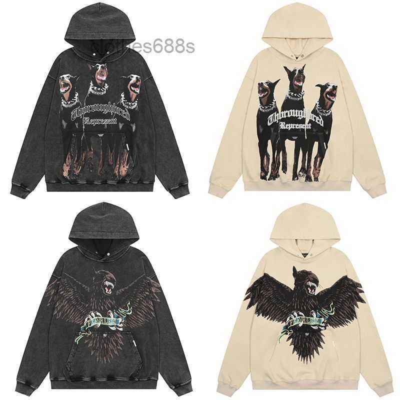 Les t-shirts ￠ capuche de cr￩ateurs repr￩sentent des chandails pour hommes de cr￩ateurs Doberman Hoodie pour hommes et femmes ￠ l'ancienne ￠ l'an