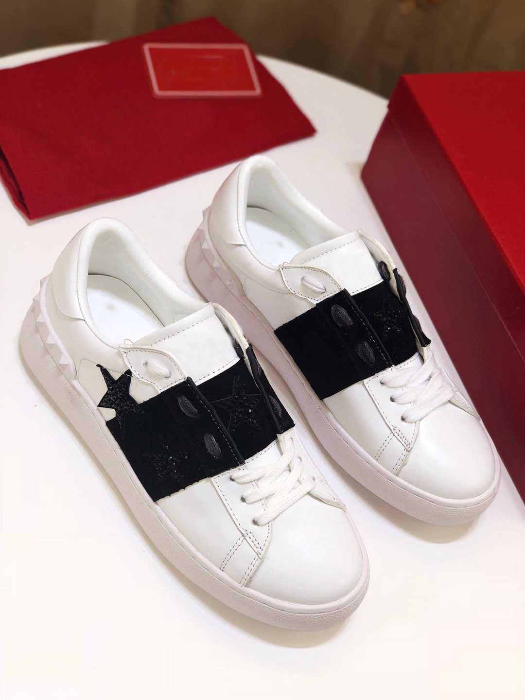 2022 New Velentinos Top Quality Designer Mens and woman Casual Shoes Cycling Footwear Fashion Leather Sneakers Valentinoe''Valentinoity