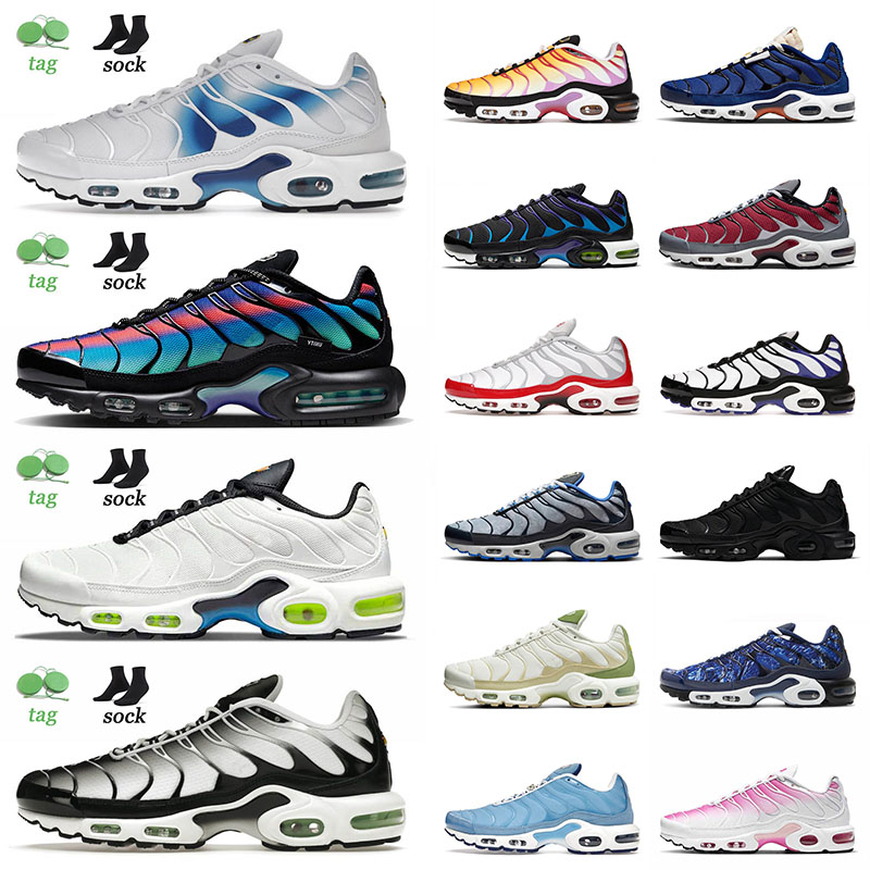 

Tn Plus Running Shoes Top Fashion Spray Paint for Mens Women Black White Special University Blue Hyper Jade Gum Oreo Tiger Sneakers Trainers Eur 36-46, B78 sisterhood 40-46