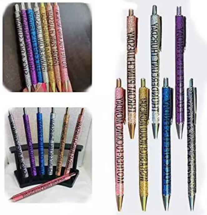

DIY Add Beads Funny Pens Student Beadable Plastic Ballpoints Bead Ball Pen Promotional Christmas Gifts Creative