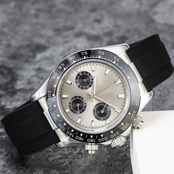 Watches master design men's sports style automatic watch movement gold stainless steel green dial folding button reloj Analog-Digital wristwatc