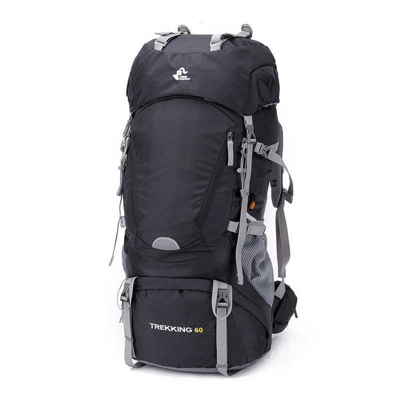 

Hiking Bags 50l 60L Waterproof Hiking Backpack Unisex Outdoor Trekking Camping Bag Army Man Hunting Mountain Backpacks Rain Cover Rucksack L221014, Purple