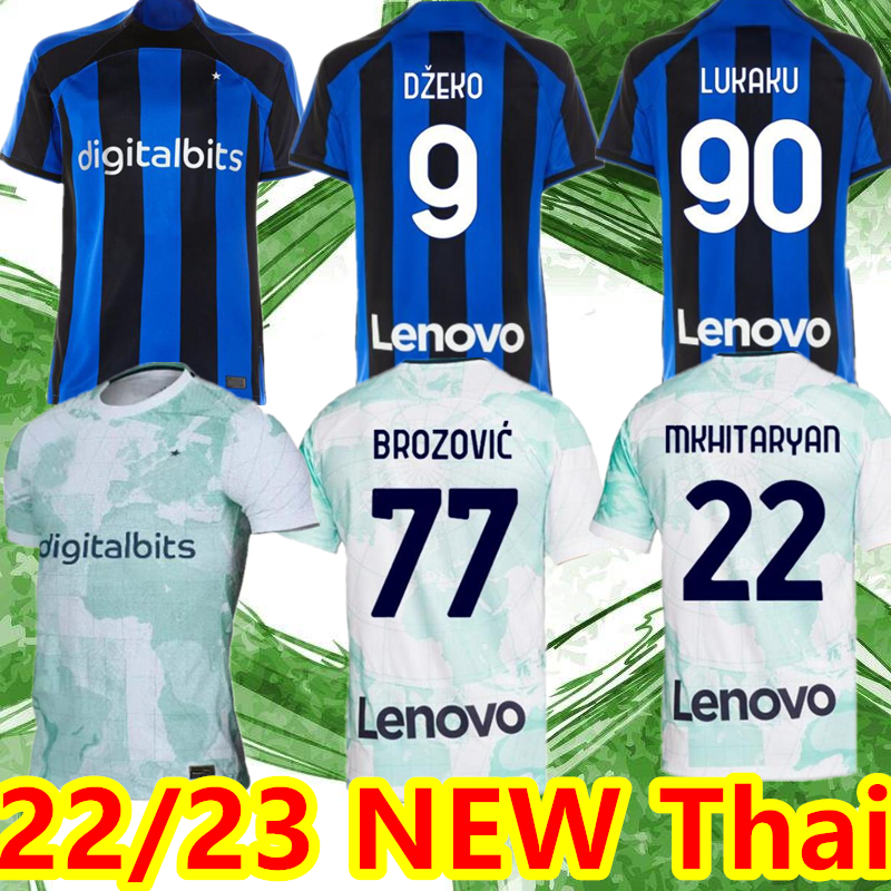 

LUKAKU soccer jersey 21 22 23 BARELLA VIDAL LAUTARO INTERS ERIKSEN ALEXIS DZEKO CORREA AWAY THIRD MILANS UNIFORMS football shirt men kids, 21/22 kids