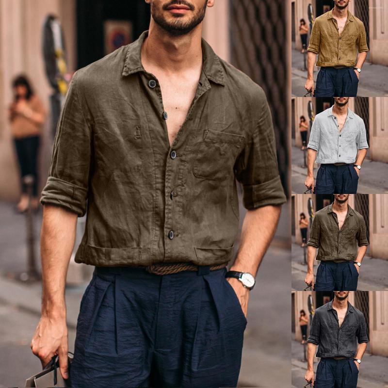 

Men's Casual Shirts Designer Handsome For Men 2022 Street Luxury Shirt Spring Summer Clothing Long Sleeve Top Blusas Drop, Black