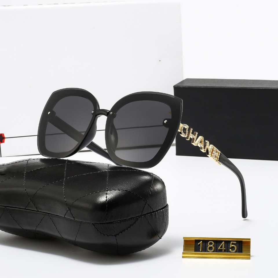 

Luxury Sunglasses For Man Woman Unisex Designer Square Goggle Beach Sun Glasses Retro Rimless Frame Luxury Design UV400 Top With Box