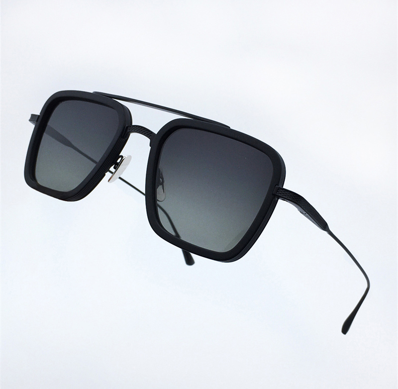 

Fashion vintage designer 006 mens sunglasses for women classic trend square shape polarized glasses outdoor retro versatile style UV protection come with case