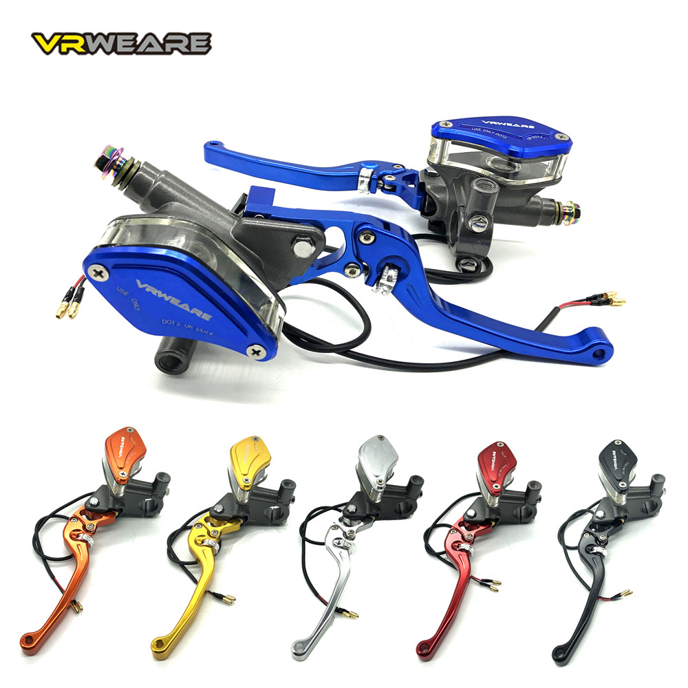 

Other Machining Motorcycle Brake Pump lever Adjustable Handle Hydraulic clutch Master Cylinder Racing Universal For HONDA Yamaha Kawasaki Br
