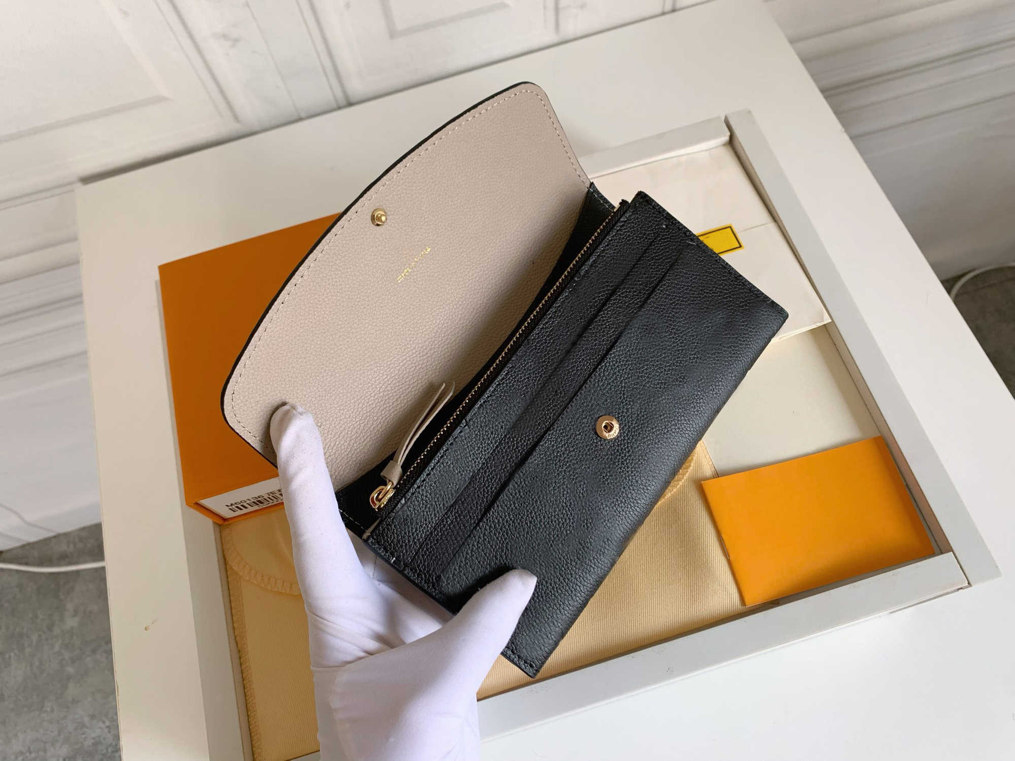 

hot Fashion Designers Zippy WALLET Mens Womens leather Zipper Wallets High Quality Flowers Letters Coin Purse Handbags long Card Holder Clutch