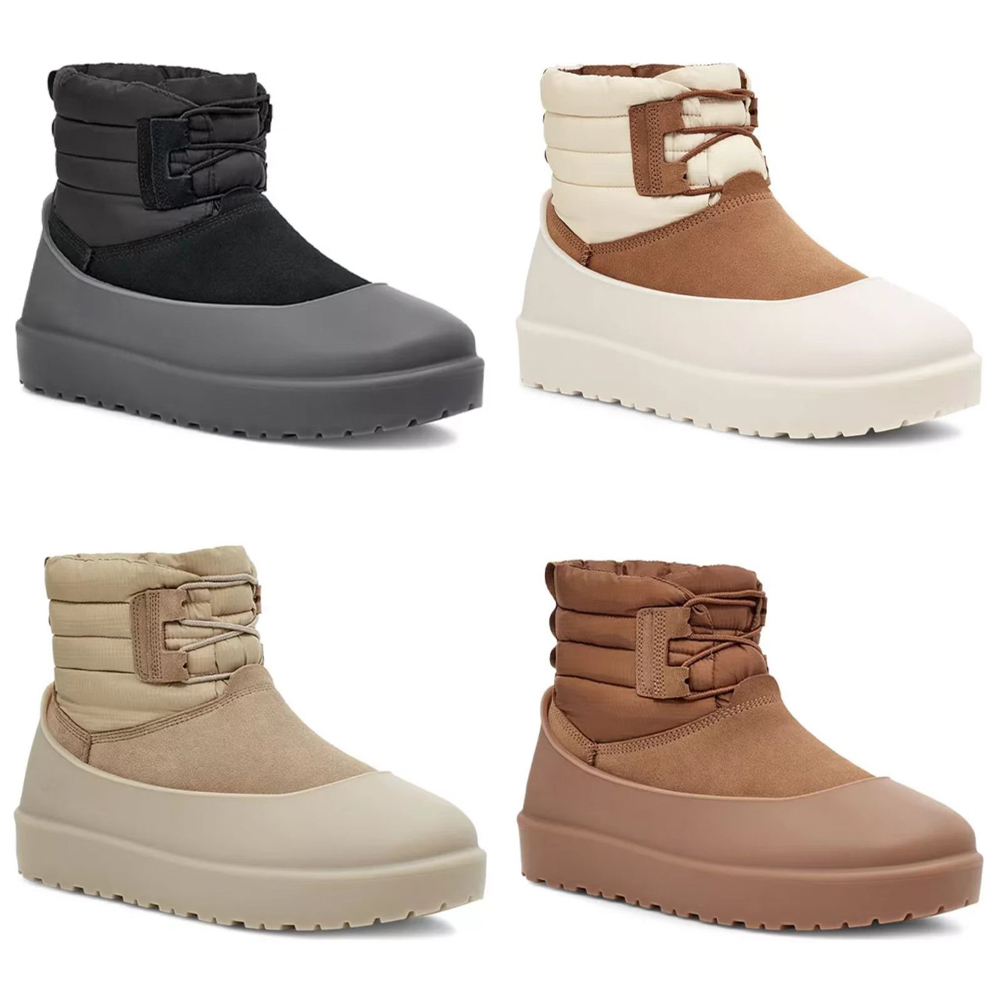

Fashion Classic Mini Lace-Up Weather Snow Boot Keep Warm Boot Black Brown Womens Mens Plush Booties uggs Boots 35-45, I need see other product