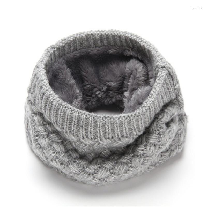 

Scarves Female Warm Cashmere Tube Scarf Children Knitted Cowl Neck Shawls Wraps Men Women Winter Wool Collar Warmer