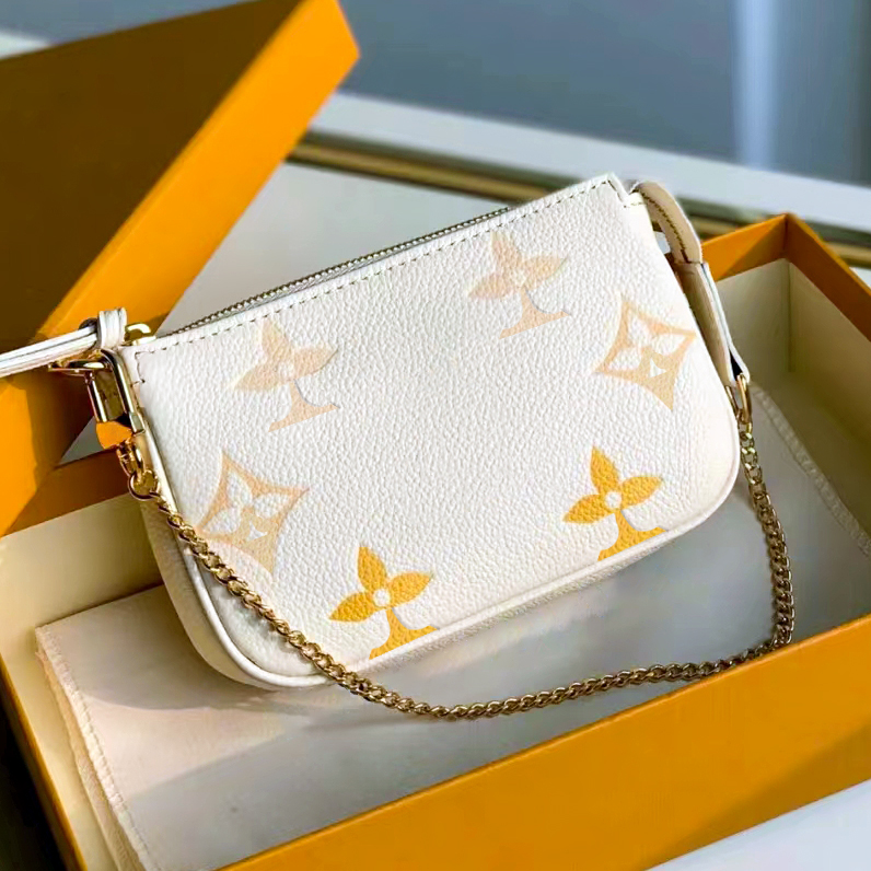 Luxury Designer MON0GRAM Women's men Crossbody Bags famous tote fashion Shoulder Bag Purse Genuine Leather MINI Handbags sling chain Accesso