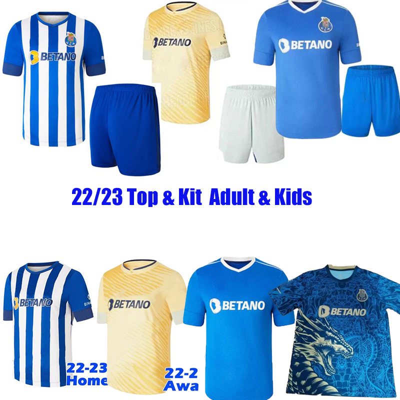 

2022 2023 FC soccer jersey Porto Home Away Third 22 23 CAMPEOES 30 Titulos LUIS DIAZ MATHEUS MEHDI MAREGA kids SERGIO football shirt Mens Adult kids Tops Kits, Third kit with patch3