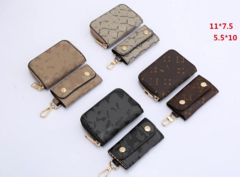 

L card holder bag Wallets Coin Purse Key bags short square designer leather women men double G Ophidia Zip Clutch Wallet 2pc Purses Unisex Cardholder lady money pocke, Additional shipping fee