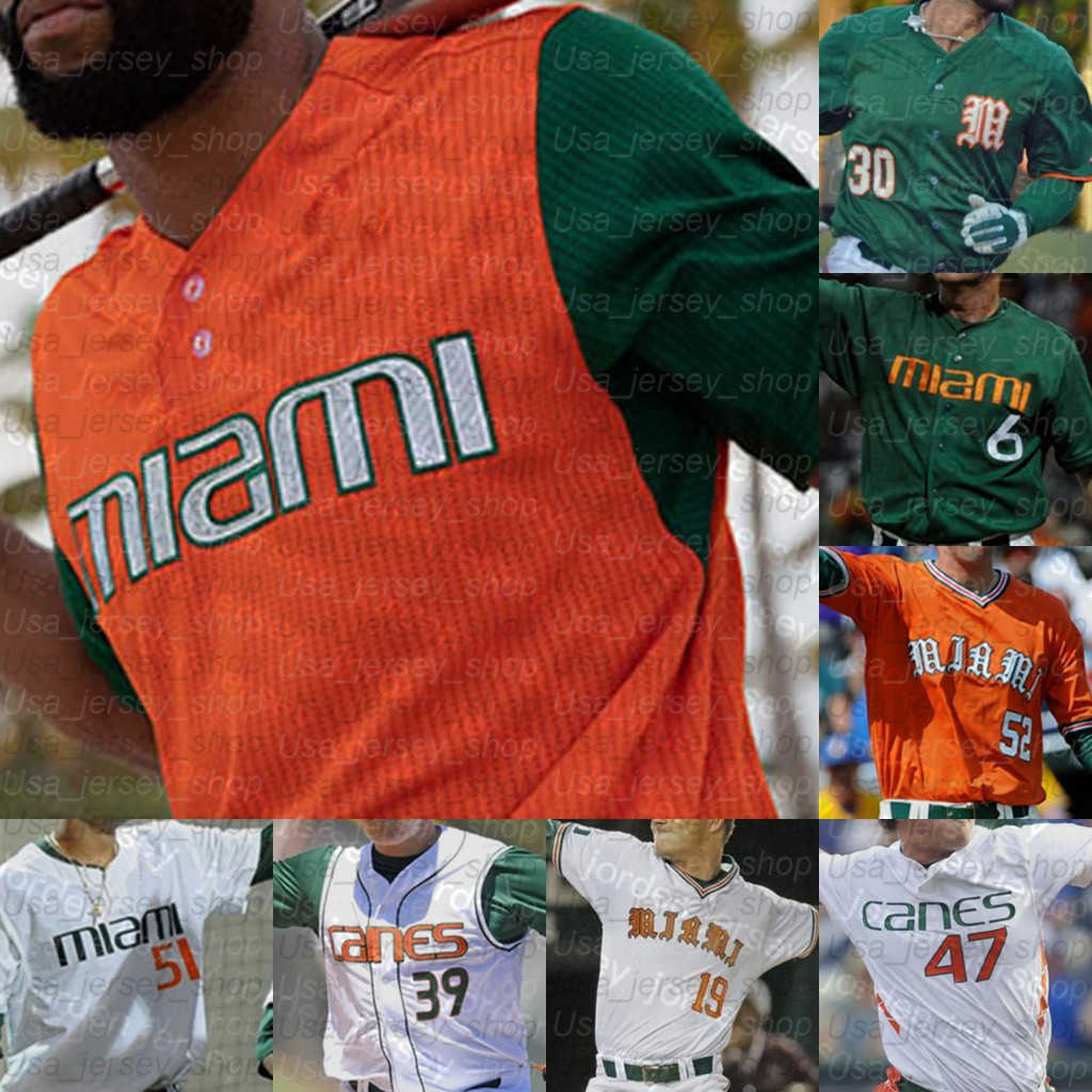 

Baseball Jerseys NEW College Baseball Wears 2021 Miami Hurricanes Baseball jerseys Ryan Braun Yasmani Grandal Alex Fernandez ADRIAN DEL CASTILLO RAYMOND GIL, White iv