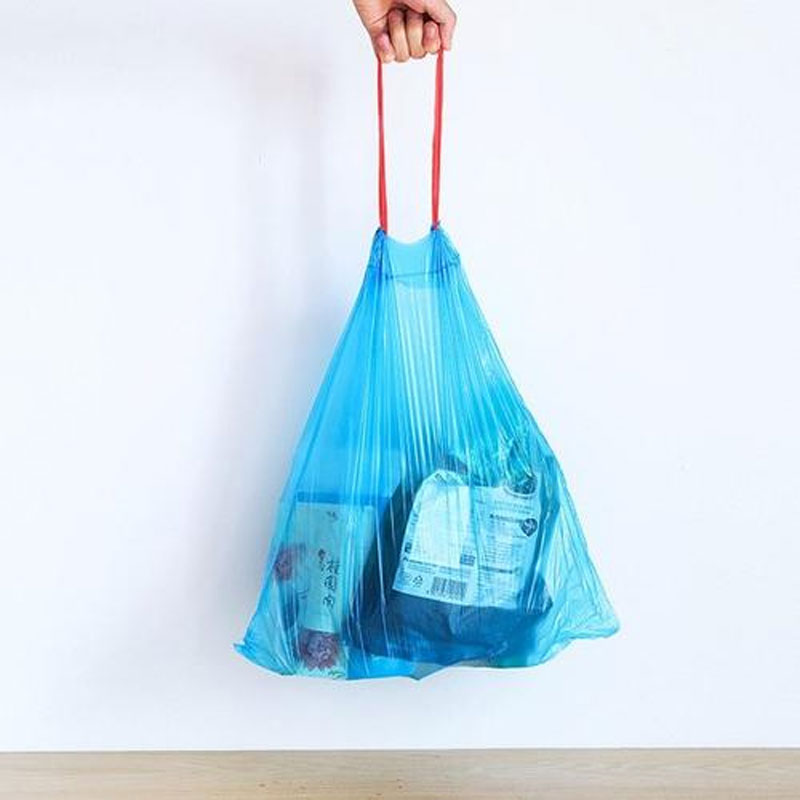 

Trash Bags Manufacturers wholesale plastic drawstring bag for domestic garbage 50pcs/roll