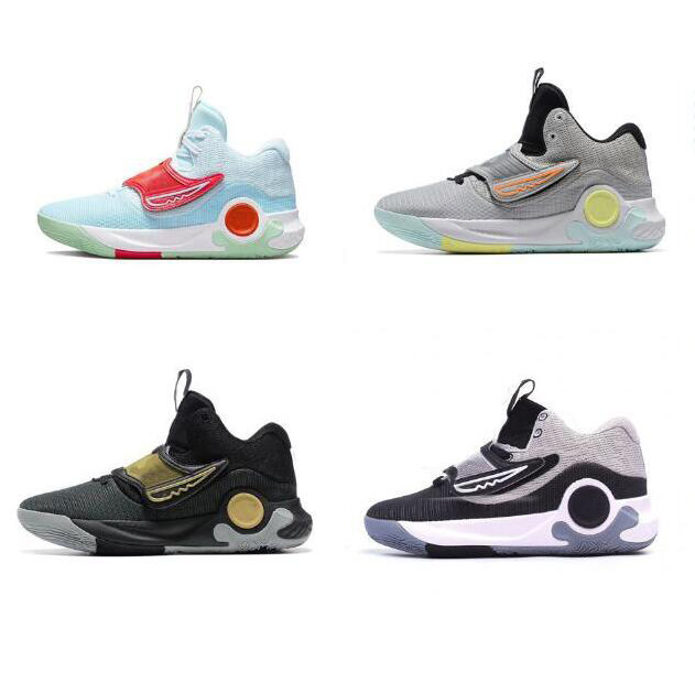 

Mens Kevin Durant KD Trey 5 X basketball shoes Blue Chill Black Metallic Gold White Grey Christmas sneakers tennis, 2#