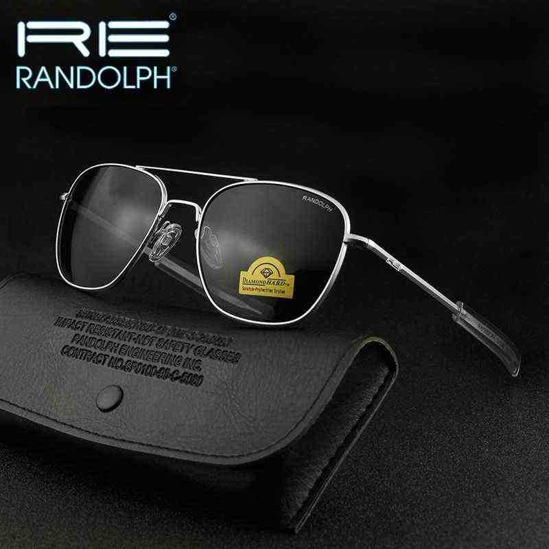 

Sunglasses Randolph Re Men Woman Brand Designer Vintage American Army Military Sun Glasses Aviation Gafas De Sol Hombre H220419