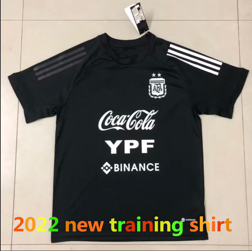 

22 23 Argentina training wear Soccer Jersey 2022 2023 DYBALA LO CELSO National Team MARADONA Football Shirts special Player Fans Version uniforms training shirt new, Red