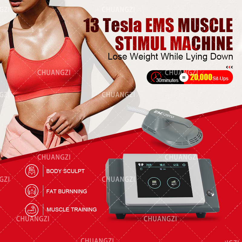 

Emszero Handle Body Slimming RF Equipment Treatment Muscles Stimulate ems lim EMT/RF Muscle Building Fat Removal Machine