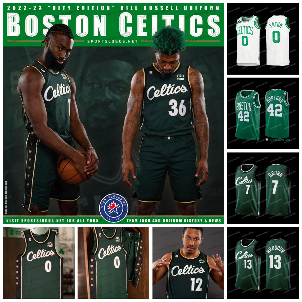 

Custom Jayson 0 Tatum 2023 Celtice Basketball Jerseys Jaylen 7 Brown Ray Allen 2022 City Green Edition Jersey Al Horford Malcolm Brogdon Marcus Smart 2, As pic 1