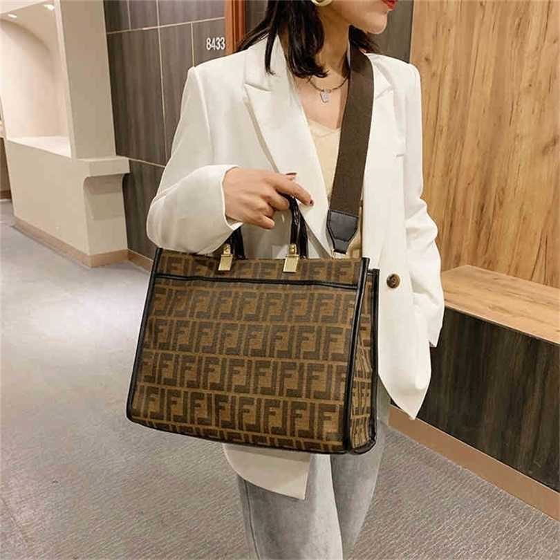 

70% OFF 2023 Designer bag Explosive models Handbags Hand canvas stripe Printed shopping diagonal, Item 1