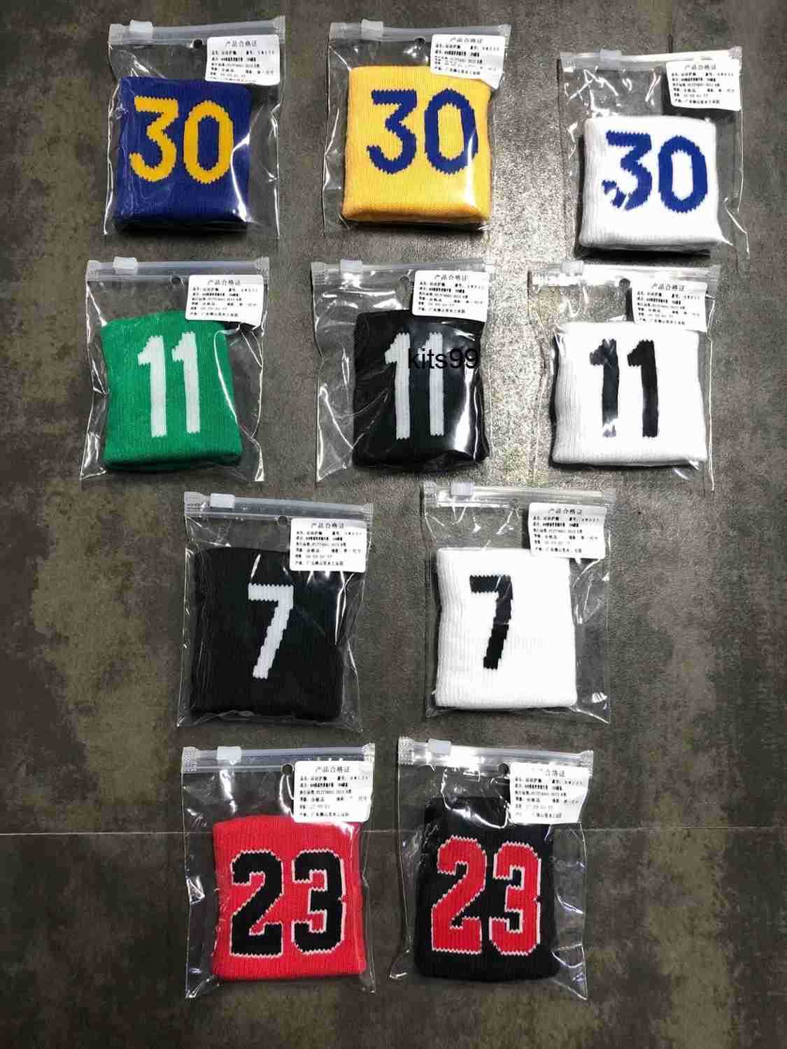 

2022 Professional players number Basketball Socks Sports Socks Non-slip Durable Skateboard Towel Bottom Socks With wristbands, 1 pair 34