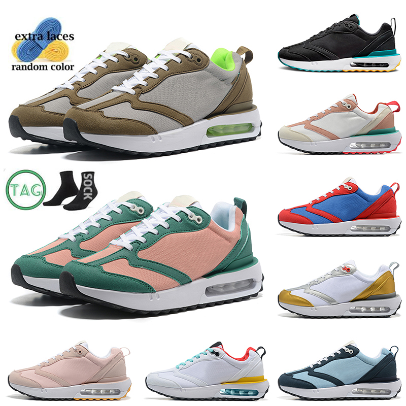 

Men Women Airs Dawn Running Shoes Trainers Pistachio Frost Team Royal Red Dark Smoke Grey University Gold Pink Oxford Light Bone White Pink Glaze Sneakers Sports, A18 white metallic gold 40-45