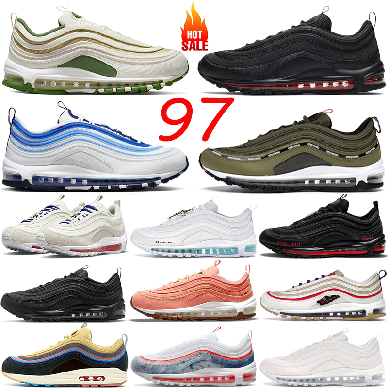 

Men 97 97s Running Shoes Sneakers Mschf Lil Nas Satan Jesus Triple White Black Bred Gym Red Sean Wotherspoon Silver Bullet Mens Womens Outdoor Sports Trainers