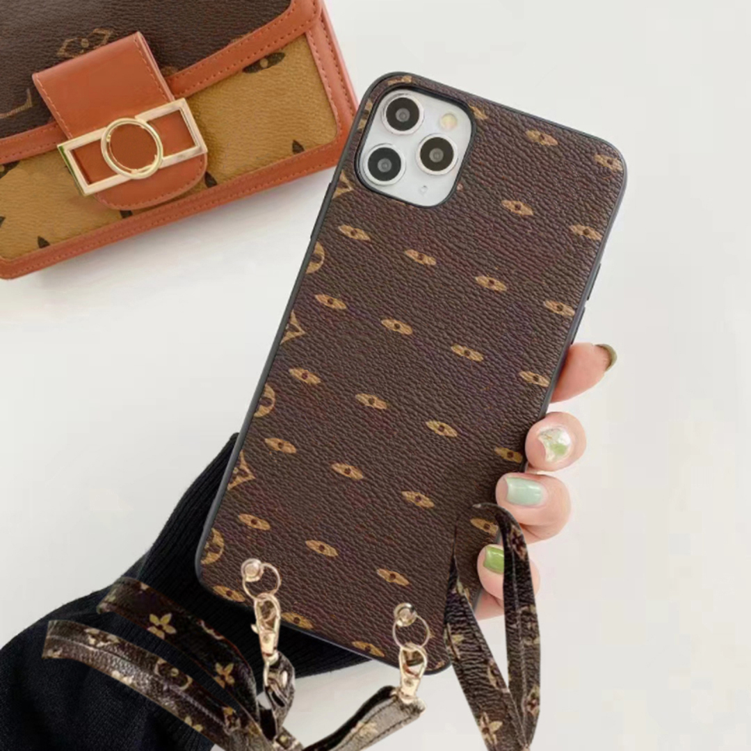 

Beautiful Designer L Crossbody Phone Cases for Samsung Galaxy S10 S20 S21 S22 Note10 Note20 S Note 10 20 21 22 Plus Ultra Leather Handbag Case with Logo Box, #1