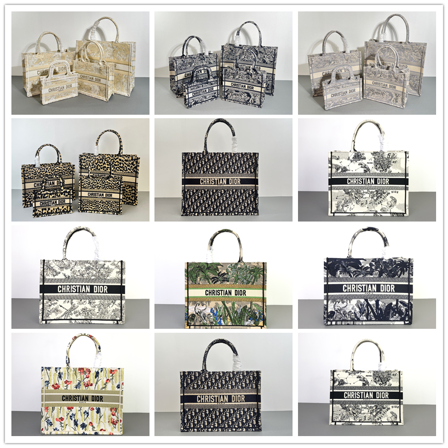 

Christian Dior Embroidery Book Tote Designer women Bags Handbags Crossbody Fashion top Purses Messenger Clutch shoulder Cross Body tote woman bag Handbag Purse, Db40 22cm