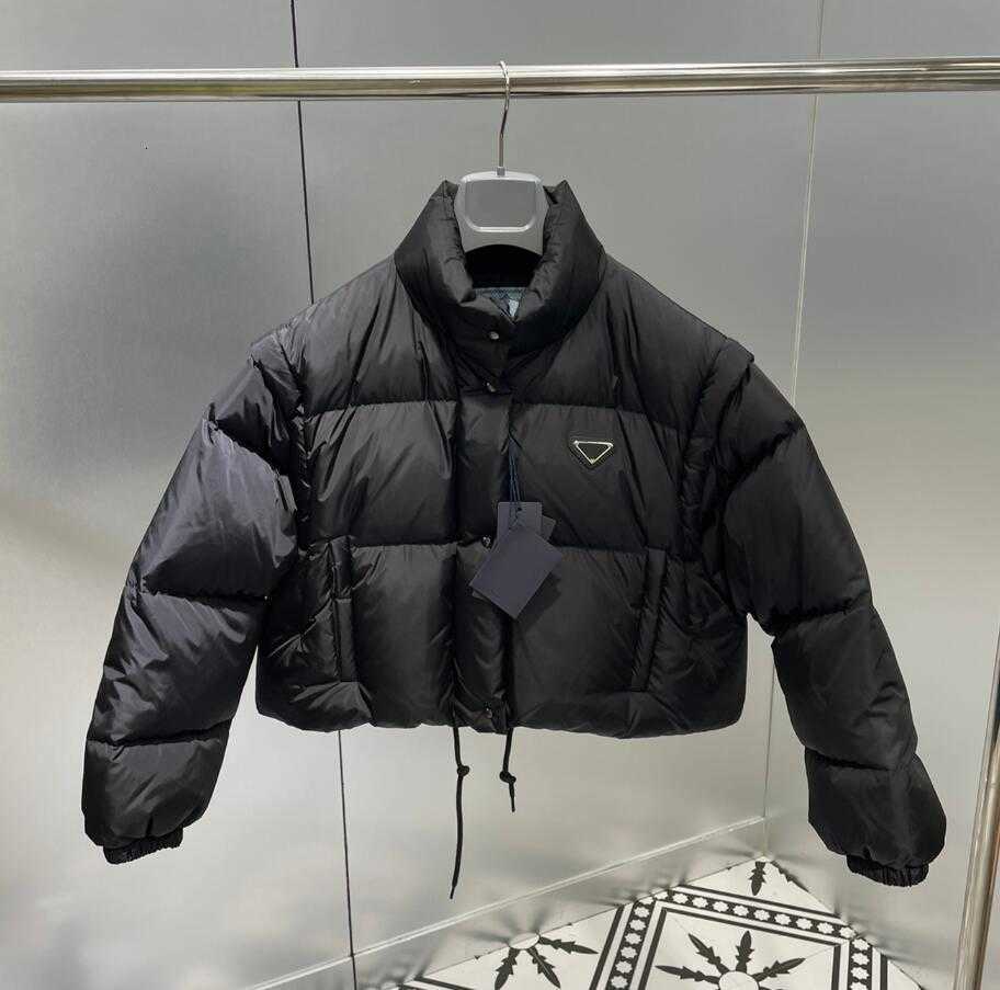 Down Parkas Winter Designer Women Down Coat With Letters Badge Sequins Fashion Warm Jacket Adjustable Streetwear Coats