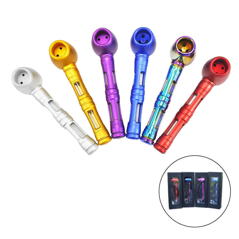 

Spoon Smoking Pipe&cases Kit Portable Metal Pipe pipes Hand-Pipe