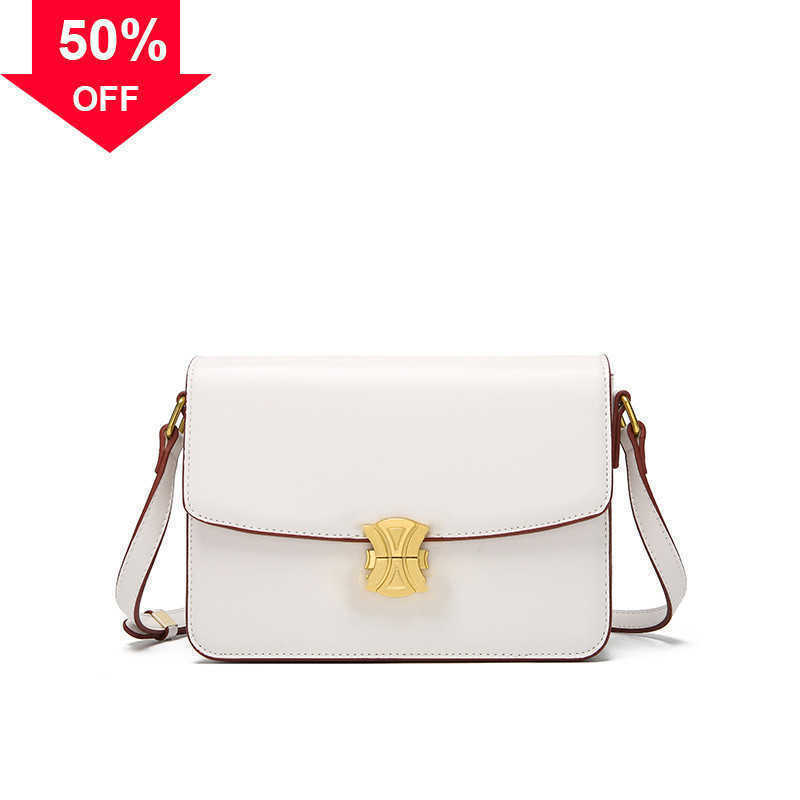 

Designer Bags Women 2022 New High Sense Summer Single Shoulder Messenger Women's Bag Arc Leather Tofu s Factory Direct Sale purses ladies luxury handbags Time limited, Black