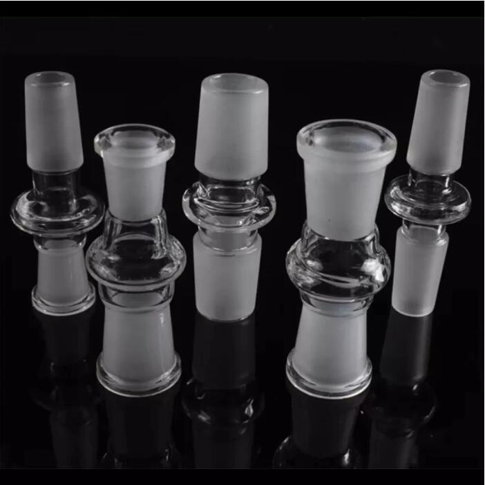 

12 Styles Glass Adapter For Hookah Oil Rigs Bong Adaptor Bowls Quartz Banger 14mm Male to 18mm Female Bongs Adapters Smoking Water Pipes
