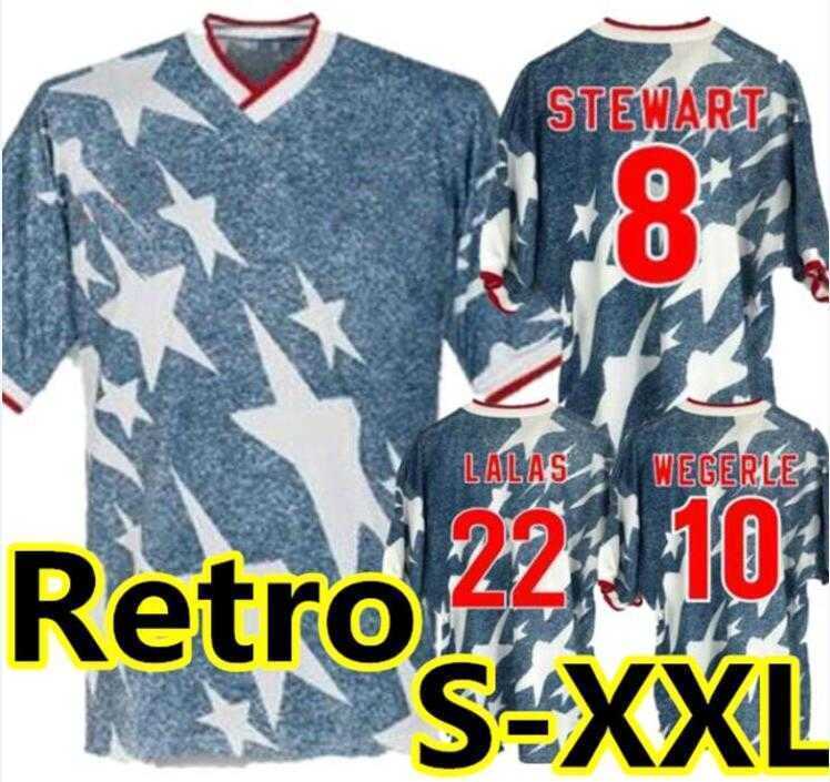 

1994 USA classic Away Shirt retro soccer jerseys Wegerle Lalas Ramos Balboa 94 classic football shirts