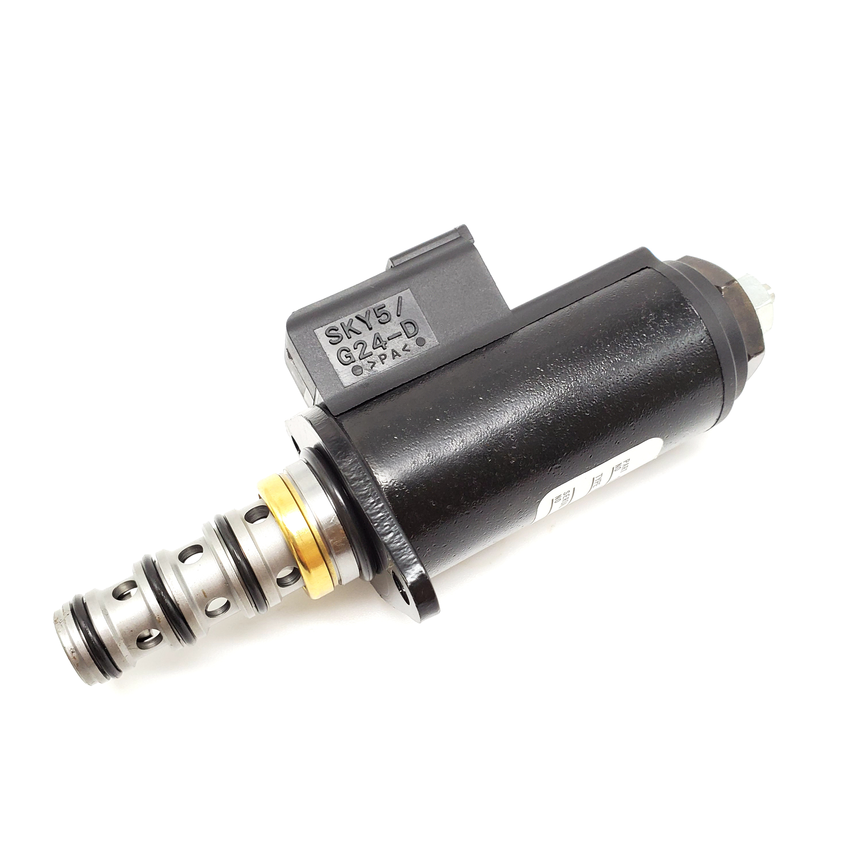Swing Rotary Solenoid Valve 121-1491 Safety Lock Valve Fit Excavator E320B 325B E320C 320D2 318F 330C 330D-image-270824581