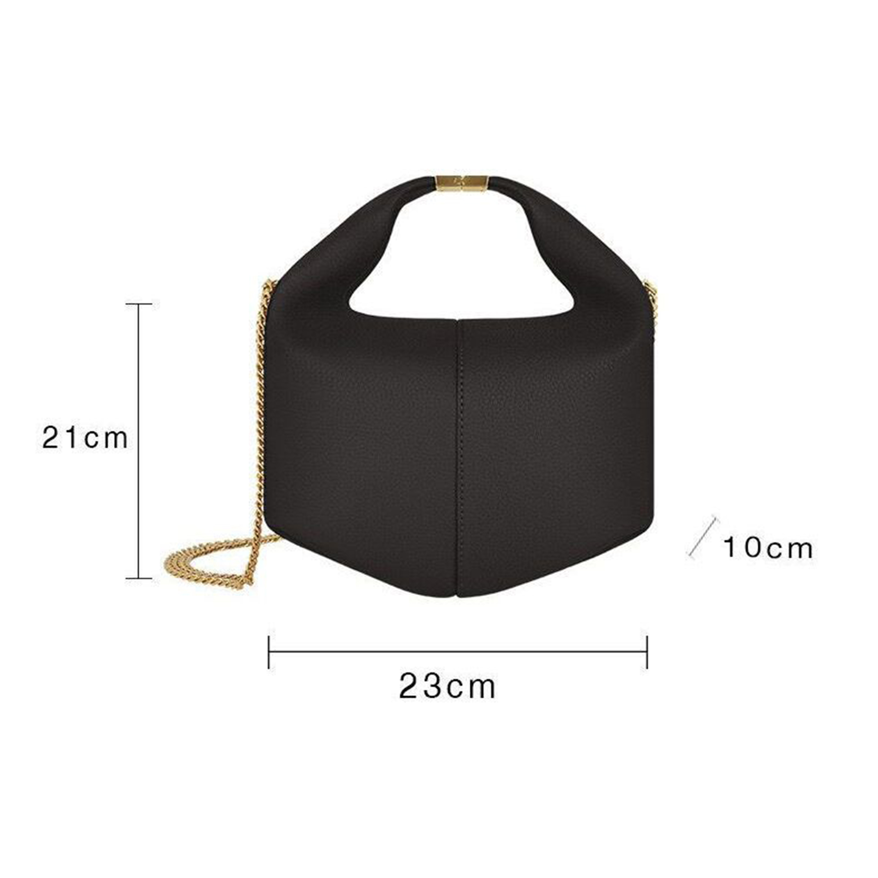 

Polene Beri Bag Designer Women Leather Crossbody Number Eleven Bento bag Central Sliding Metal Clasp Totes Magnetic Fastener Shoulder Bags EIR0, Black / gold chain