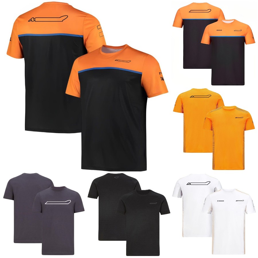 

F1 2021 Season t-shirt Formula 1 Racing Clothes Short Sleeved Summer Casual Men Crew Neck Car Logo Shirts Fans Jersey Plus Size Customizable